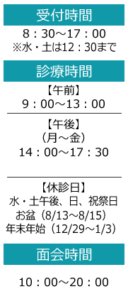 外来受付時間